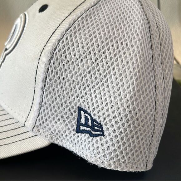 NEW ERA LOS ANGELES RAMS MENS GREY GRAYED OUT NEO 39THIRTY FLEX HAT M/L - Picture 2 of 5